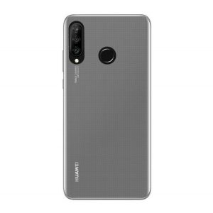 Protectie din silicon pentru telefon (ultra-subtire) TRANSPARENT Huawei P30 Lite (Nova 4e)