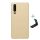 Protectie de telefon din plastic NILLKIN SUPER FROSTED (cauciucat, suprafata aspra + suport de masa) GOLD Huawei P30