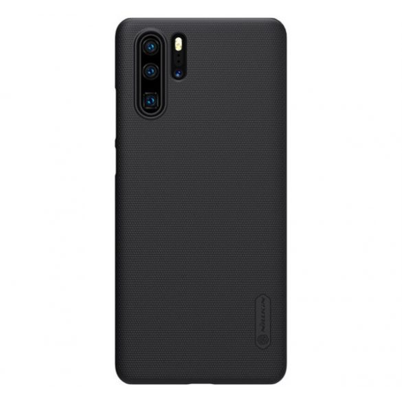 NILLKIN SUPER FROSTED plastic protecțiede telefon (cauciucat suprafață aspră + suport desktop) negru Huawei P30 Pro