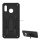 Protector de telefon din plastic Defender (rezistenta la impact mediu, interior din silicon, suport) NEGRU Samsung Galaxy A30 (SM-A305F), Samsung Galaxy A20 (SM-A205F)