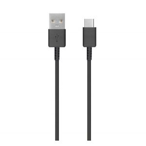 Cablu de date SAMSUNG (USB - Type-C, 80cm) NEGRU