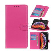   Husă în picioare, efect piele (FLIP, deschidere laterală, funcție de suport pentru desktop, premium) ROZ Samsung Galaxy M20 (SM-M205F)