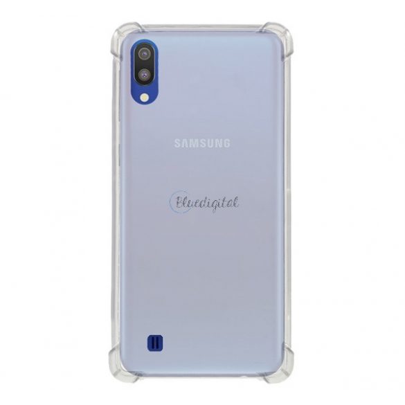 Protectie din silicon pentru telefon (rezistenta medie la impact, colt cu perna de aer) TRANSPARENT Samsung Galaxy M10 (SM-M105F)