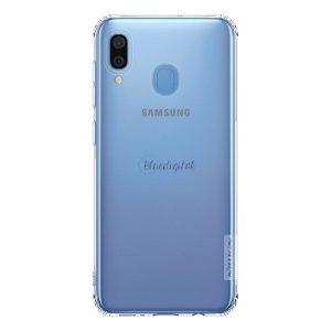 Protector de telefon din silicon NILLKIN NATURE (rezistență medie la impact, colț cu pernă de aer, 0,6 mm, ultrasubțire) TRANSPARENT Samsung Galaxy A30 (SM-A305F), Samsung Galaxy A20 (SM-A205F)