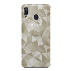 Protector de telefon din silicon (3D, model de romb) GRI Samsung Galaxy A30 (SM-A305F), Samsung Galaxy A20 (SM-A205F)