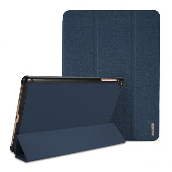 DUX DUCIS DOMO husă verticală, efect piele (active FLIP, deschidere laterală, funcție suport birou TRIFOLD, model textil) Husă FASTENING Samsung Galaxy Tab A 10.1 WIFI (2019) SM-T510, Samsung Galaxy Tab A 1