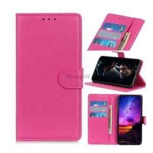 Carcasa in picioare, efect piele (FLIP, deschidere laterala, functie suport birou, premium) ROZ Nokia 3.2