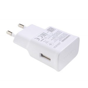 Încărcător de rețea SAMSUNG cu mufă USB (15W, EP-TA200EWE, încărcător rapid) ALB