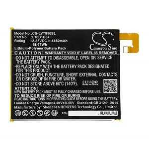 Baterie CAMERON SINO Li-Polymer (3,85V/4850mAh, compatibilă cu Lenovo L16D1P34) NEGRU Lenovo Tab 4 8 (TB-8504F)