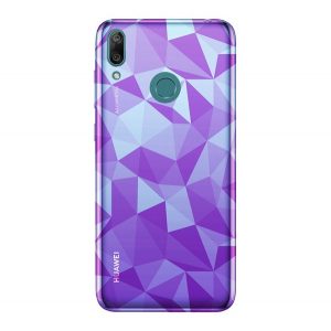 Protectie de telefon din silicon (3D, model de diamant) ROZ Huawei Y7 2019 (Y7 Prime 2019)