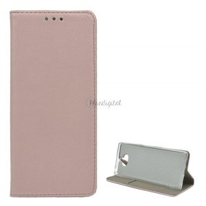 Carcasa in picioare, efect piele (FLIP, deschidere laterala, functie de suport pentru birou) ROSE GOLD 2 Sony Xperia 10 (L4113)