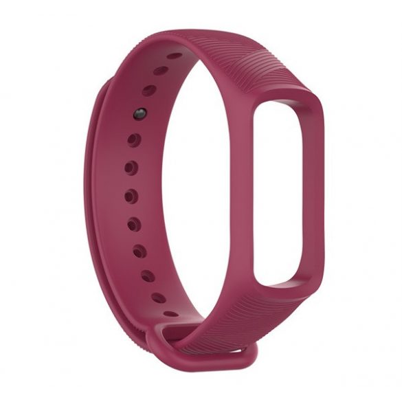 Curea de schimb (dimensiune personalizată, silicon) BURGUNDY Samsung Galaxy Fit E Sport (SM-R375)