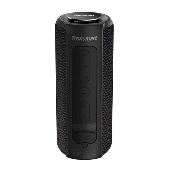 difuzor portabil bluetooth TRONSMART ELEMENT T6 PLUS (v5.0, conector microUSB, impermeabil IPX6, 40W) NEGRU