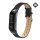 Curea de schimb (dimensiune personalizata, piele naturala) NEGRA Xiaomi MI Band 4, Xiaomi MI Band 3