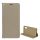 Carcasa in picioare, efect piele (FLIP, deschidere laterala, functie suport pentru masa) GOLD Samsung Galaxy Note 10 (SM-N970F)