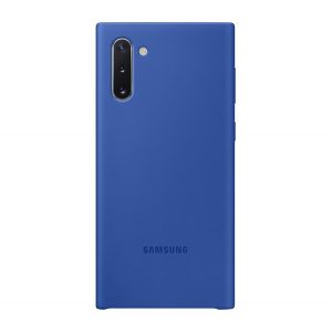 Protector de telefon din plastic SAMSUNG (inserție din silicon) ALBASTRU Samsung Galaxy Note 10 (SM-N970F)