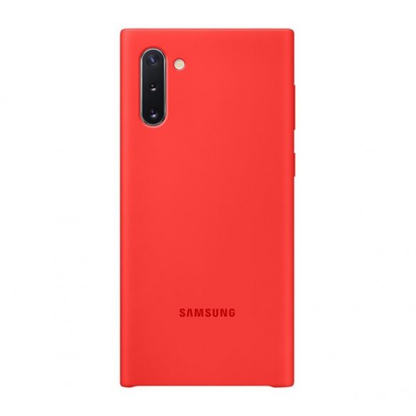 Protector de telefon din plastic SAMSUNG (inserție din silicon) ROȘU Samsung Galaxy Note 10 (SM-N970F)