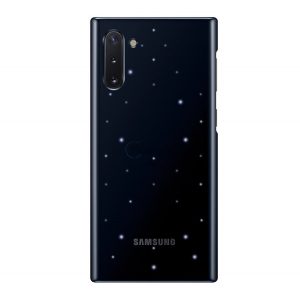 SAMSUNG plastic telefon protecție(ultra-subțire, apel și funcția de mesaj, lumina LED) negru Samsung Galaxy Note 10 (SM-N970F)