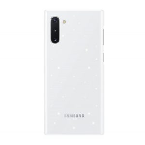 SAMSUNG plastic telefon protecție(ultra-subțire, apel și funcția de mesaj, iluminare LED) alb  Samsung Galaxy Note 10 (SM-N970F)