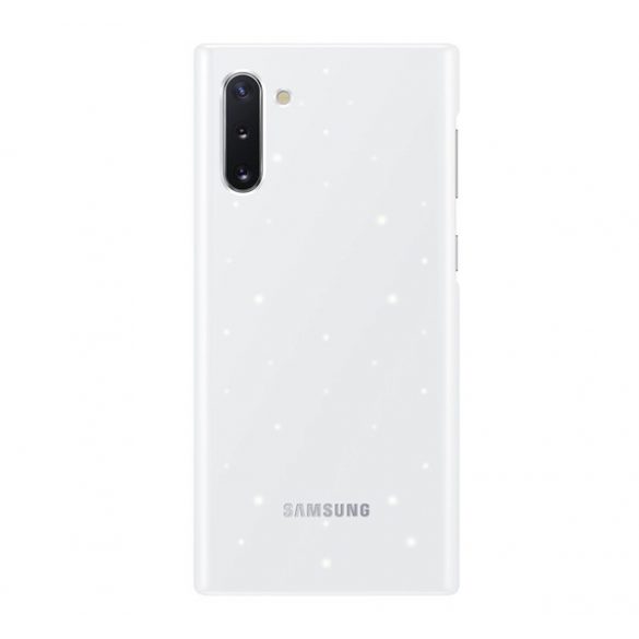 SAMSUNG plastic telefon protecție(ultra-subțire, apel și funcția de mesaj, iluminare LED) alb  Samsung Galaxy Note 10 (SM-N970F)