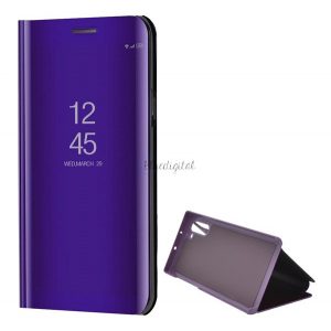 Husă stativă (activă FLIP, deschidere laterală, desktop, suprafață oglindită, Husă oglindă) LILA Samsung Galaxy Note 10 (SM-N970F)