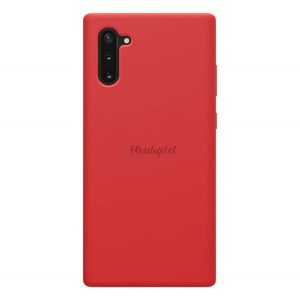 Protector de telefon din silicon NILLKIN FLEX PURE (ultra-subțire, ecologic, interior din microfibră de pluș, mat) ROȘU Samsung Galaxy Note 10 (SM-N970F)