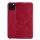 Husa NILLKIN QIN in picioare, efect piele (FLIP, deschidere laterala, suport card bancar) RED Apple iPhone 11 Pro Max