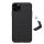 Protector de telefon din plastic NILLKIN SUPER FROSTED (cauciucat, suprafata aspra + suport de masa) NEGRU Apple iPhone 11 Pro Max