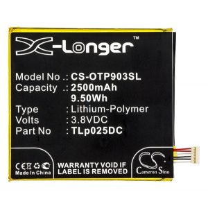 Baterie CAMERON SINO Li-Polymer (3.8V/2500mAh, compatibil cu Alcatel TLp025D2) NEGRU Alcatel Pixi 4 6 (OT-8050D)