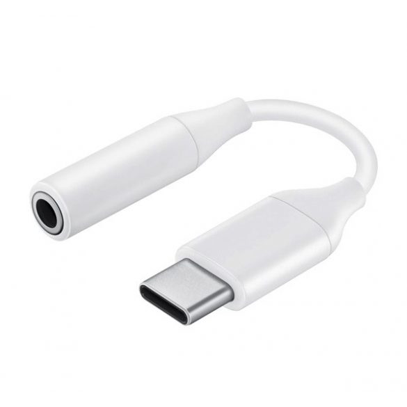 Cablu adaptor SAMSUNG (mufă jack 3,5 mm - Type-C) ALB