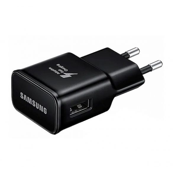 Încărcător de rețea SAMSUNG priză USB (15W, EP-TA200EBE, încărcător rapid) NEGRU