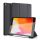 Husa DUX DUCIS DOMO in picioare, efect piele (activ, cu deschidere laterala, TRIFOLD, suport birou, suport creion, model textil) NEGRU Apple IPAD 10.2 (2019), Apple IPAD 10.2 (2020), Apple IPAD 10.2 (2021)