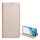 Carcasa in picioare, efect piele (FLIP, deschidere laterala, functie suport de masa) ROSE GOLD 2 Apple iPhone 11