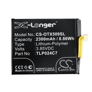 Baterie CAMERON SINO Li-Polymer (3,85V/2300mAh, compatibil Alcatel TLP024C7) NEGRU Alcatel 1X (2018) OT-5059