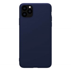 Protector de telefon din silicon NILLKIN RUBBER WAPPED (cauciucat, ecologic) ALBASTRU ÎNCHIS Apple iPhone 11 Pro