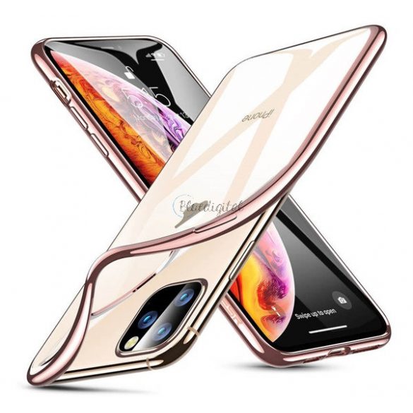 Protector de telefon din silicon ESR ESSENTIAL CROWN (rezistență medie la impact) ROSE GOLD Apple iPhone 11 Pro