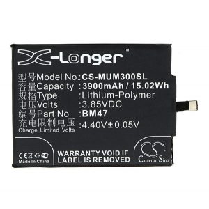 Baterie Li-Polymer CAMERON SINO (3.85V/3900mAh, compatibil cu Xiaomi BM47) NEGRU Xiaomi Redmi 3, Xiaomi Redmi 4X