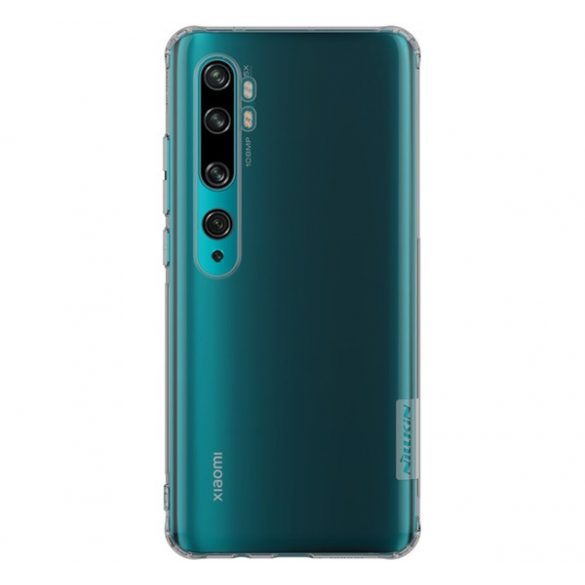 Protector de telefon din silicon NILLKIN NATURE (rezistență medie la impact, colț cu pernă de aer, 0,6 mm, ultra-subțire) GREY Xiaomi Mi Note 10 Pro, Xiaomi Mi Note 10