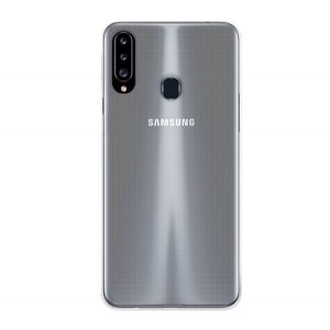 Protectie din silicon pentru telefon (ultra-subtire) TRANSPARENT Samsung Galaxy A20s (SM-A207F)