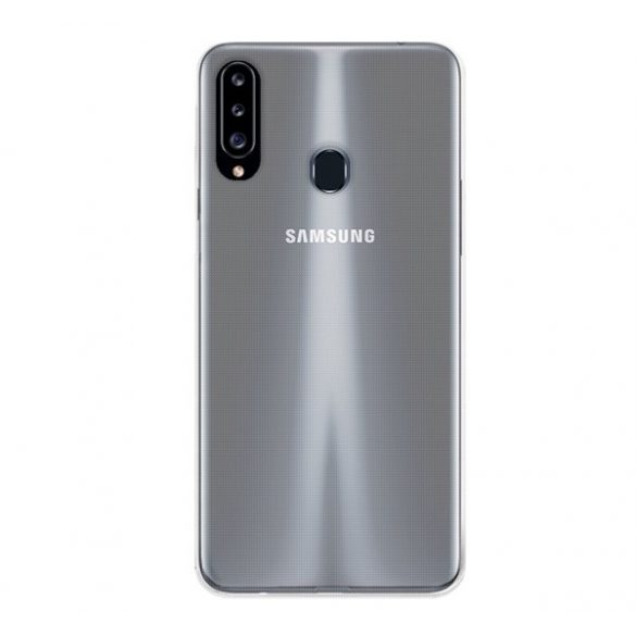 Protectie din silicon pentru telefon (ultra-subtire) TRANSPARENT Samsung Galaxy A20s (SM-A207F)