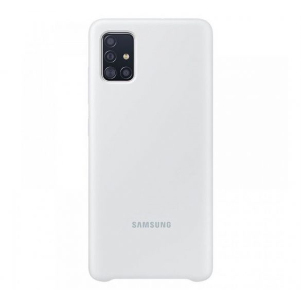 SAMSUNG silicon telefon protecțieFOTO alb  Samsung Galaxy A51 (SM-A515F)