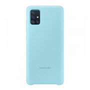   SAMSUNG silicon telefon protecțieCLEAR albastruSamsung Galaxy A51 (SM-A515F)