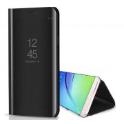   Husă stativă(Active FLIP, deschidere laterală, montare pe birou, suprafață oglindită, Husă oglindă) Negru  Samsung Galaxy A51 (SM-A515F)