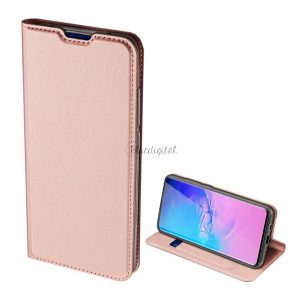 Husa DUX DUCIS SKIN PRO in picioare, efect piele (FLIP, deschidere laterala, suport card bancar, functie suport birou) ROSE GOLD Samsung Galaxy S20 Ultra (SM-G988F), Samsung Galaxy S20 Ultra 5G (SM-G988B)