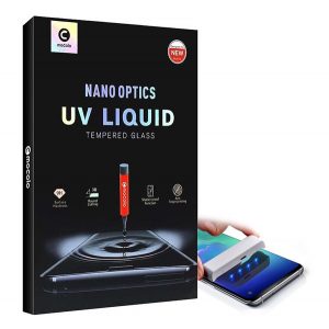 MOCOLO UV LIQUID folie sticlă protecție ecran(3D Husă complet, curbat, rezistent la zgârieturi, 0.3mm, 9H + lampă UV) pentru Huawei P30 Pro