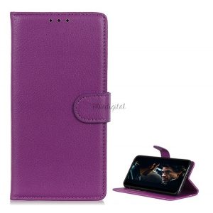 Husă în picioare, efect piele (FLIP, deschidere laterală, funcție de suport pentru desktop, premium) PURPLE Samsung Galaxy S20 Plus (SM-G985F), Samsung Galaxy S20 Plus 5G (SM-G986)