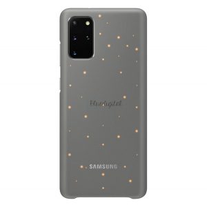 Protectie din plastic SAMSUNG pentru telefon (ultra-subtire, functie de notificare a apelurilor si mesajelor, iluminare LED) GRI Samsung Galaxy S20 Plus (SM-G985F), Samsung Galaxy S20 Plus 5G (SM-G986)