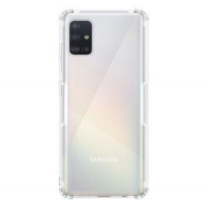 NILLKIN NATURE Husă silicon pentru telefon (rezistent la impact mediu, 0,6 mm, ultra-subțire, toc pernă de aer) pentru Samsung Galaxy A51 (SM-A515F)