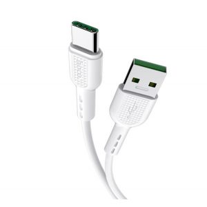 Cablu de date HOCO X33 (USB - Type-C, încărcător rapid, 100cm) ALB