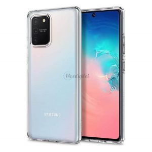 Protector de telefon din silicon SPIGEN LIQUID CRYSTAL (rezistență medie la impact, colț cu pernă de aer) TRANSPARENT Samsung Galaxy S10 Lite (SM-G770F)